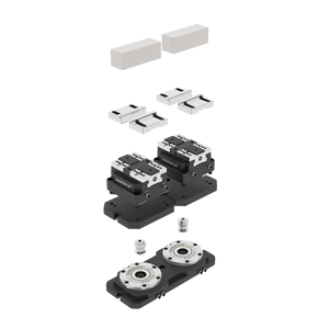 KSP-150 + YZ-150 5 trục tự định tâm Vise khí nén cho VMC quay với hàm thép răng cưa - Product Image 6