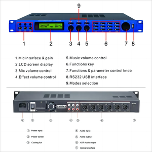 Procesador de audio procesador de sonido de audio digital profesional procesador de 40 bits - Product Image 2