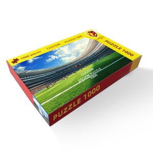 OEM bóng đá thiết bị ngoại vi trò chơi câu đố 1000 miếng sản phẩm kỷ niệm bule/Xám/bảng trắng cho người lớn/trẻ em tùy chỉnh câu đố ghép hình - Product Image 5