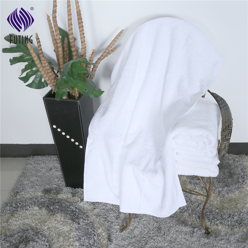 100%Cotton bath towels Low MOQ high quality luxury customized white towel hotel bathroom towel rack hotel