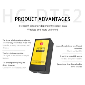 HC-DT52 Low Strain Pile <strong>Dynamic</strong> <strong>Testing</strong> Instrument with 7-inch True Color LCD Display Screen - Product Image 3