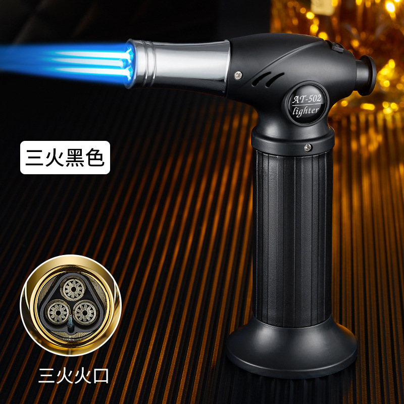 AT502 Three-Flame Black