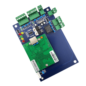 WG26 TCP IP rete singola porta Controller di accesso con lettore di schede DC12v per sistema di controllo di accesso biometrico