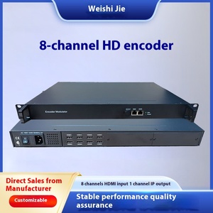 8-Way HD Encoder per Live Audio Video Streaming H264 H265 RTSP UDP RTMP per IPTV sistema TV trasmissione in diretta - Product Image 2