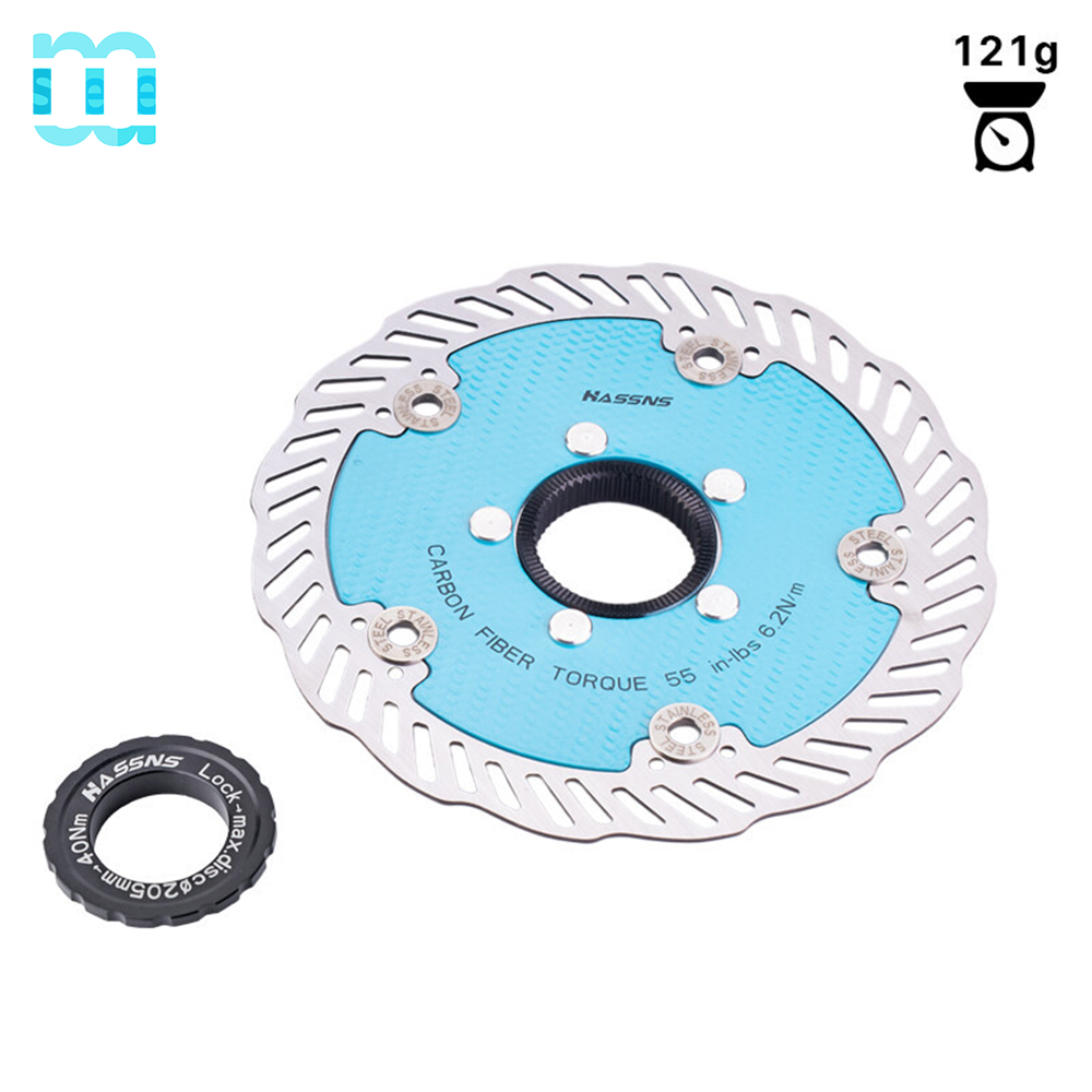 Serrure centrale carbone bleu 140mm 121g