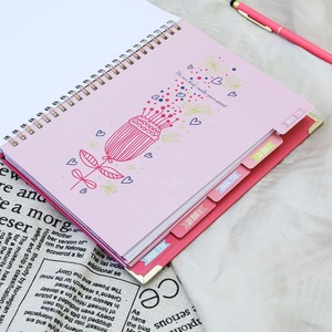 DIYインデックスタブ付き工場カスタマイズ絶妙な印刷スパイラルノートとペンギフトセット - Product Image 6