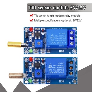 12V 5V 1 Channel Output <strong>Tilt</strong> Slant Angle <strong>Sensor</strong> Relay <strong>Module</strong> Golden SW520D ball <strong>switch</strong> <strong>tilt</strong> <strong>sensor</strong> <strong>module</strong> - Product Image 1