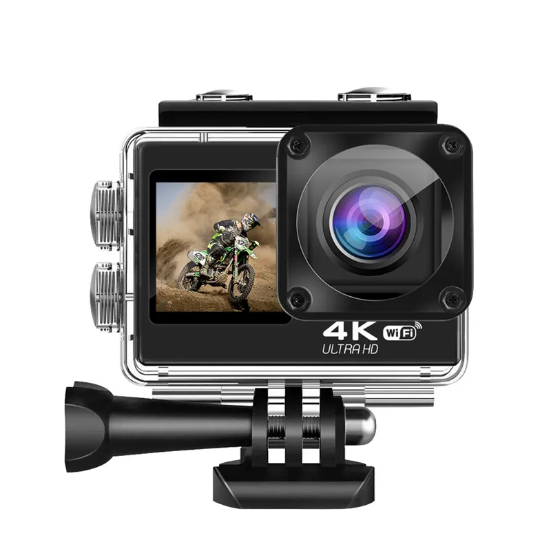 Youtube用の水中タッチスクリーンVloggingビデオカメラの下でのプロの広東4KHD録画スマートアクションスポーツカメラ