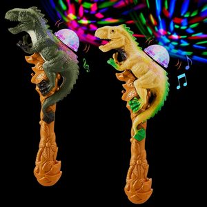 T-Rex ไฟ LED หมุนได้หลากสี, โดมไดโนเสาร์ฉายภาพไม้กายสิทธิ์ดิสโก้พร้อมเสียงคำราม - Product Image 1