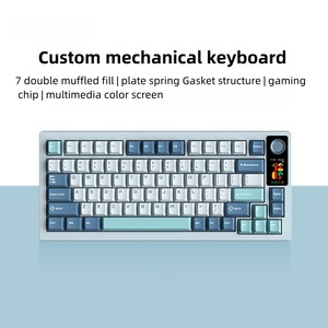 2024 NEW Wireless Gaming Hot Swappable Mechanical 75% <strong>Keyboard</strong> Rgb Light <strong>Computer</strong> Pc Custom <strong>Keyboard</strong> with Knob - Product Image 2
