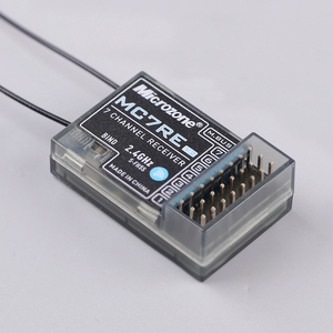 Microzone MC7RE V2 alıcı 7 kanallı MC6CMini uzaktan kumanda sabit kanatlı araç ve gemi modeli - Product Image 6