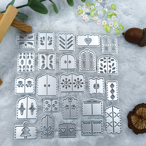 Diverse Exquisite Mini Windows Cutting Dies Scrapbooking Metal <strong>Etching</strong> <strong>Stencils</strong> Embossing Folder Die Cuts for Card Making