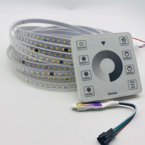 LED koşu su şerit işıklar 24V 10M SMD 2835 WS2811 IC piksel Chasing akış bant lamba Strisce Led runnung ışık şeridi - Product Image 1