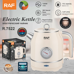 RAF R.7522高品质快速煮沸1.5L电水壶茶时尚复古温度显示电水壶 - Product Image 6