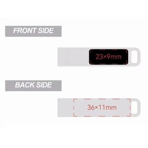 JX แฟลชไดร์ฟ USB LR-M7เมมริแอลอีดีแฟลชไดรฟ์ USB โลหะแบบบางแฟลชไดรฟ์ปรับแต่งโลโก้ได้นำ2.0 USB 3.0 - Product Image 2