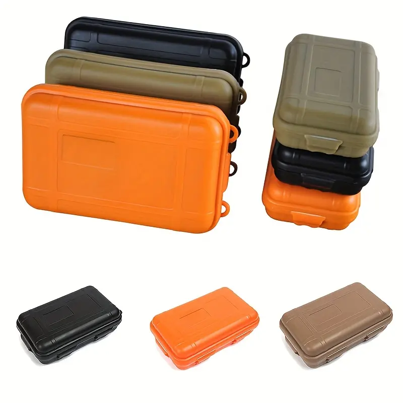 New Plastic Dustproof Shockproof EDC Tools Storage Container Case Travel Kit Storage Box Outdoor Waterproof Survival Sealed Box