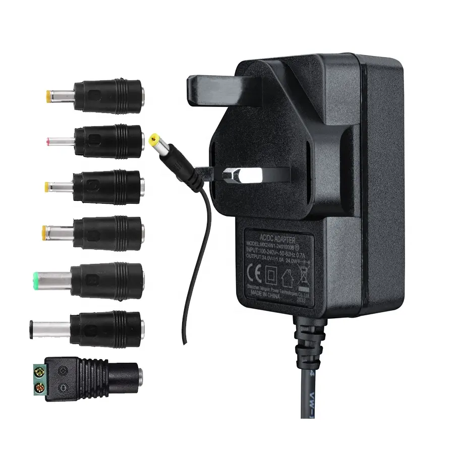 Adaptador de potência de câmera, tomada reino unido 12v 24w, para eletrodomésticos, teclado yamaha, roteadores, hubs, led tiras