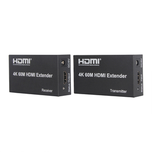 VCOM 1080P 3D <strong>HDMI</strong> Transmitter Receiver 60m <strong>HDMI</strong> Network Signal Extender with IR Cat5e Cat6 Ethernet Cable - Product Image 1