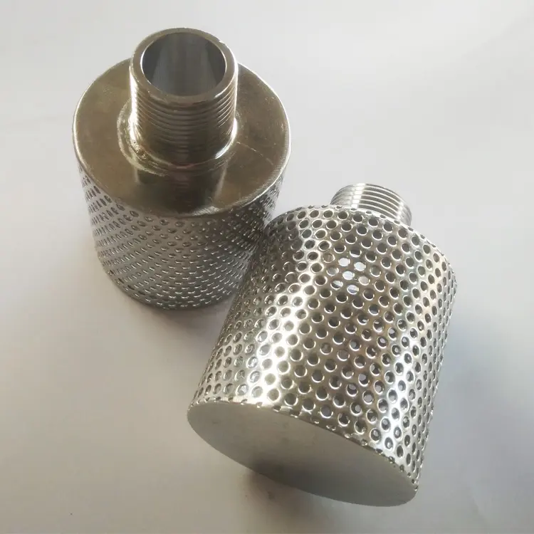 Custom Stainless Steel Perforate Filter Tube With National Pipe Thread