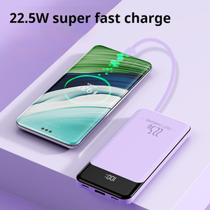 <strong>New</strong> Built-in Power Bank With Fast Charging of 10000mAh Real Capacity Portable Mobile Power Supply Customized logo - Product Image 5