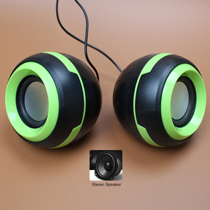 圆形迷你USB低音扬声器放大器家庭影院Hifi音响系统2.0游戏电脑扬声器用于PC笔记本电脑工厂 - Product Image 2