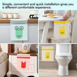 Sky-Touch 45 dùng một lần tự dính xe Thùng rác Túi rò rỉ-proof nôn túi cho xe ô tô nhà bếp & Phòng ngủ nghiên cứu - Product Image 5