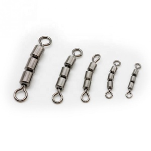 Bearing Safe Fishing <strong>Swivels</strong> Stainless Steel Rolling Triple Portable Corrosion Resistant Lightweight Quick Connect