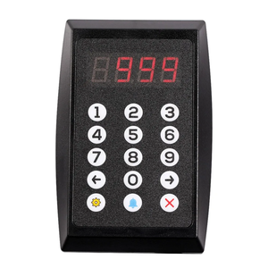 Sistema de llamadas de número de cliente inalámbrico Buscapersonas de restaurante Sistema de gestión de colas Altavoz Pantalla de 3 dígitos para negocios - Product Image 4