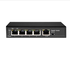 4ポートギガビット1x60WPoE入力4x48V出力802.3atミニデスクトップPower over Ethernet Erepeater PoEエクステンダー - Product Image 1