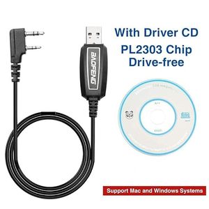 Baofeng cavo di programmazione USB PL2303 Chirp supporto per Baofeng UV-5R,BF-F8HP,5RM,UV-21R,UV-5G portatile ham radio con azionamento - Product Image 3