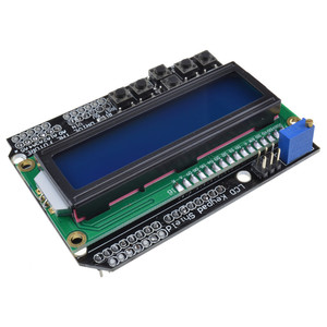 LCD-Tastatur abschirmung LCD1602 LCD 1602-Modulanzeige für Arduino ATMEGA328 ATMEGA2560 Himbeer-Pi Für UNO-Bluescreen