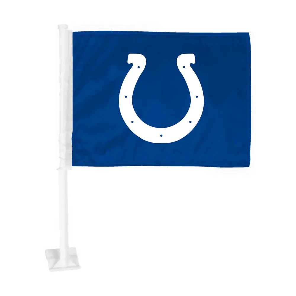 Motocicleta para colorear Bandera de poliéster de doble cara impresa banderas de coche personalizadas NFL Indianapolis Colts