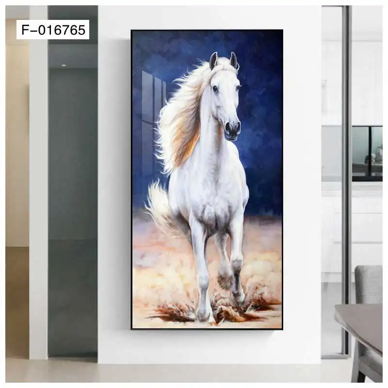 Home Decor Modern Sunset Landscape Running Horses Landscape Posters Prints Picture large wall art painting horse