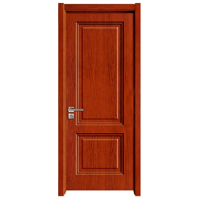 Puerta Interior de madera de una sola hoja para dormitorio, diseño de lujo, Interior, moderna, en Pakistán