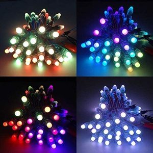 <strong>RGB</strong> Color Digital <strong>LED</strong> <strong>Pixel</strong> Light 12mm WS2811 Full Color <strong>Pixel</strong> <strong>LED</strong> Christmas Decorations Lights DC 12V Input IP68 Waterproof - Product Image 6