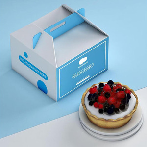 Ancy tùy chỉnh các tông Bánh hộp đáng tin cậy Giá cả hợp lý Kraft chất liệu giấy với lá Thông số kỹ Thuật Cá Nhân bánh - Product Image 3