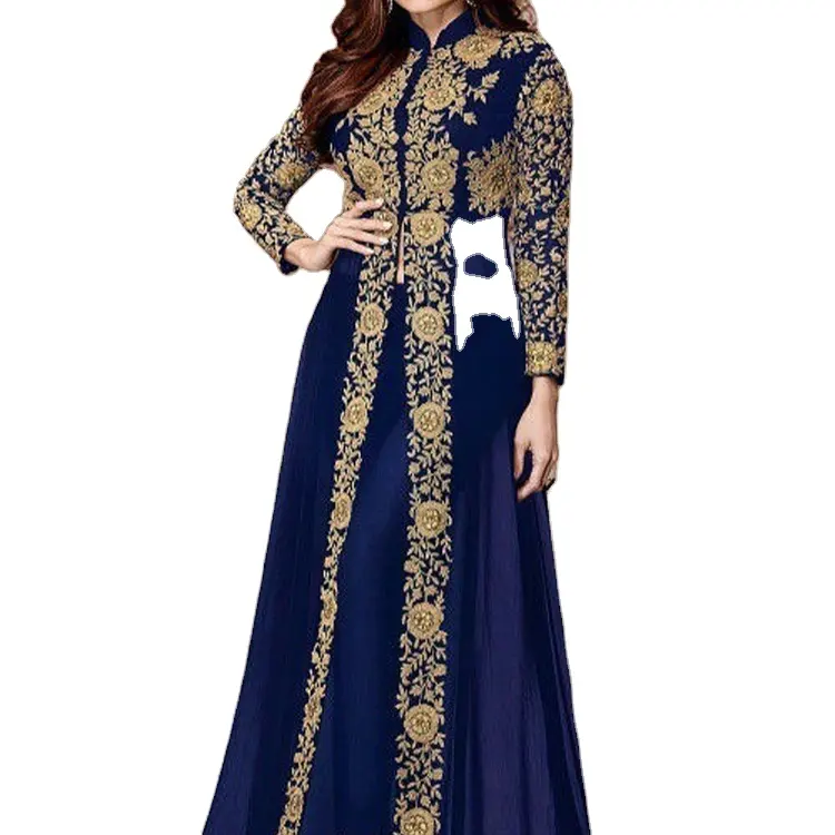 Robe de soirée arabe turquie Abaya islamique marocain pour femmes Caftan marocain Caftan dubaï