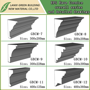 Kolay kurulum EPS Eave Cornice köpük kalıpları doğrudan üreticilerin kurulu saçak için verimli üretim hattı - Product Image 3
