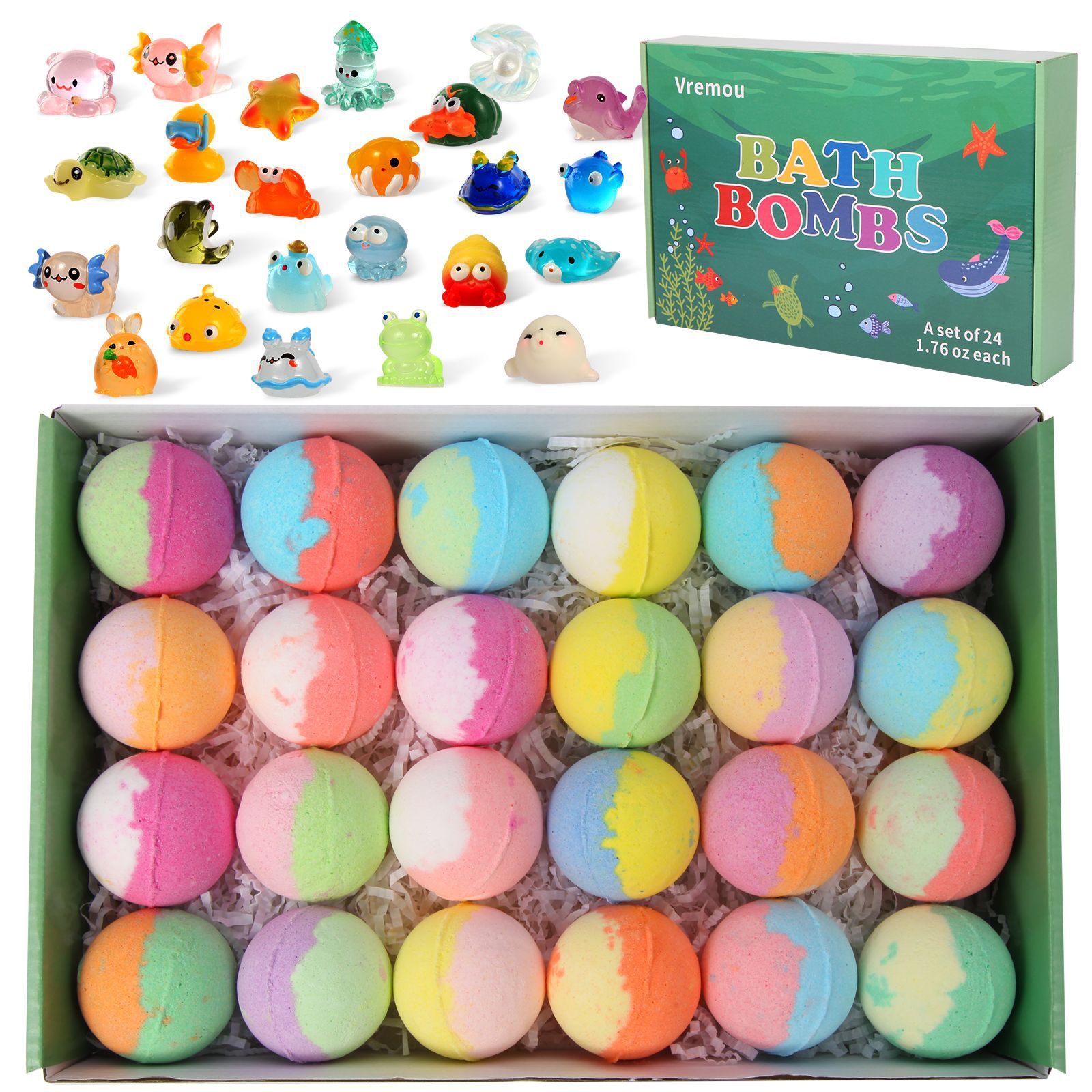 50g24 pezzi - palline per bambole