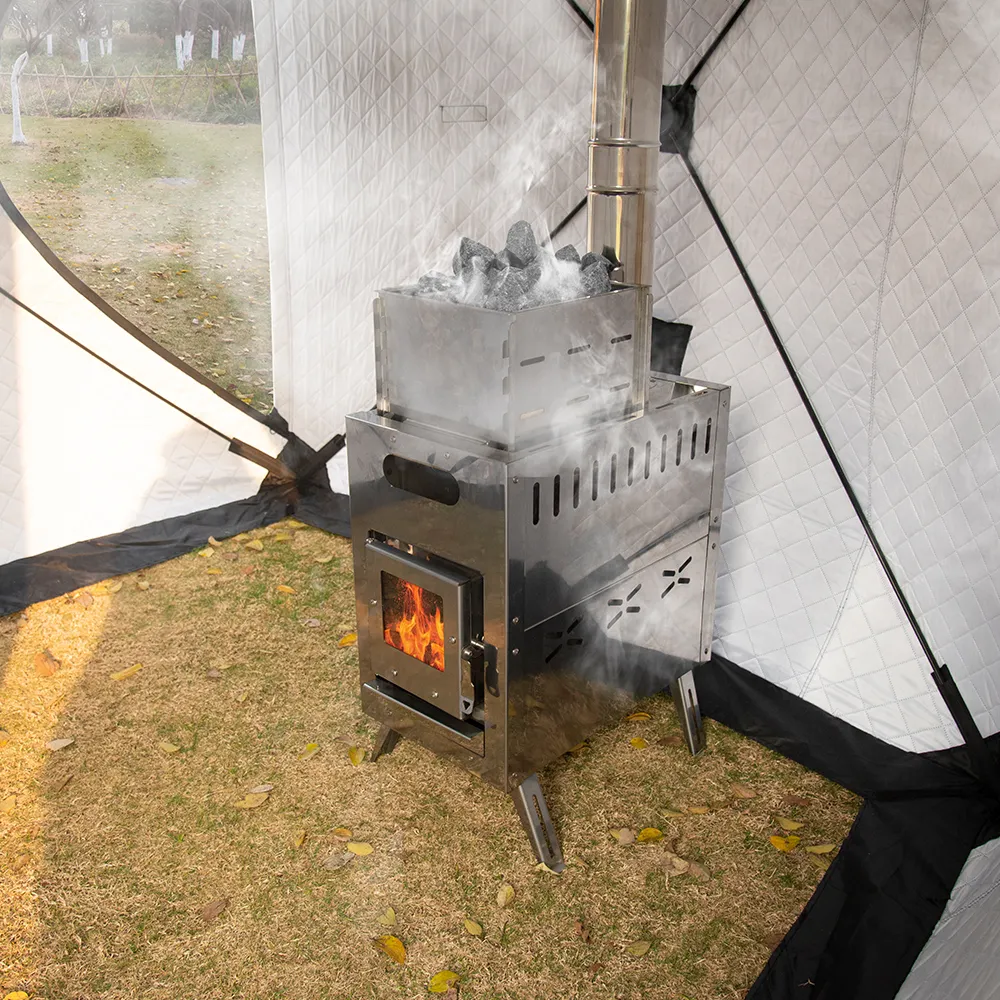 Keep warm sauna tent and portable automatic black fishing tent manufacturer