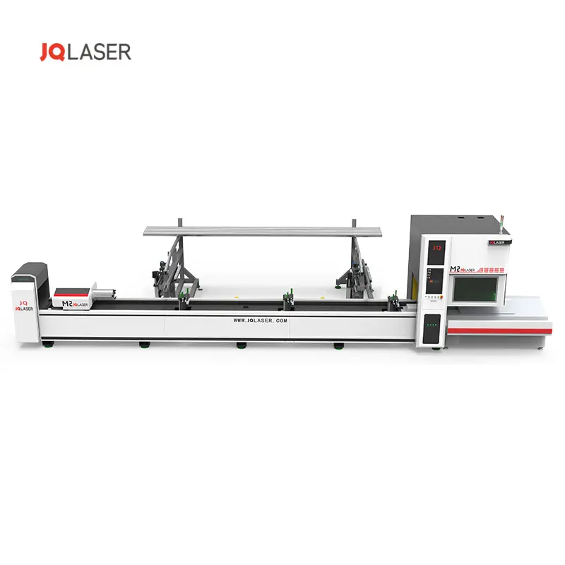 JQレーザーFLT-M2ファイバーレーザーパイプ切断機セミローダー付き1000w 2000w 3000w高品質2021ホット販売機