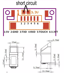 新しいR307指紋光学指紋リーダーモジュールセンサー - Product Image 3