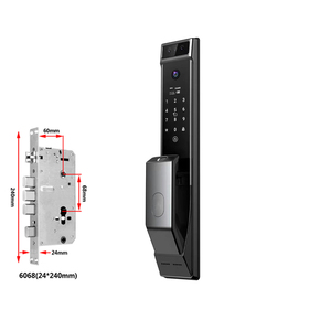 Di alta qualità 3D riconoscimento facciale Video Intercom schermo di impronte digitali automatico Smart serratura della porta con la macchina fotografica - Product Image 2
