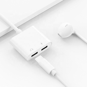 高品质2合1双C型适配器分配器耳机插孔USB C适配器 - Product Image 2