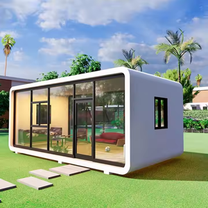 多功能苹果胶囊屋移动小屋紧凑型预制临时住宅，带太阳能选项 - Product Image 5
