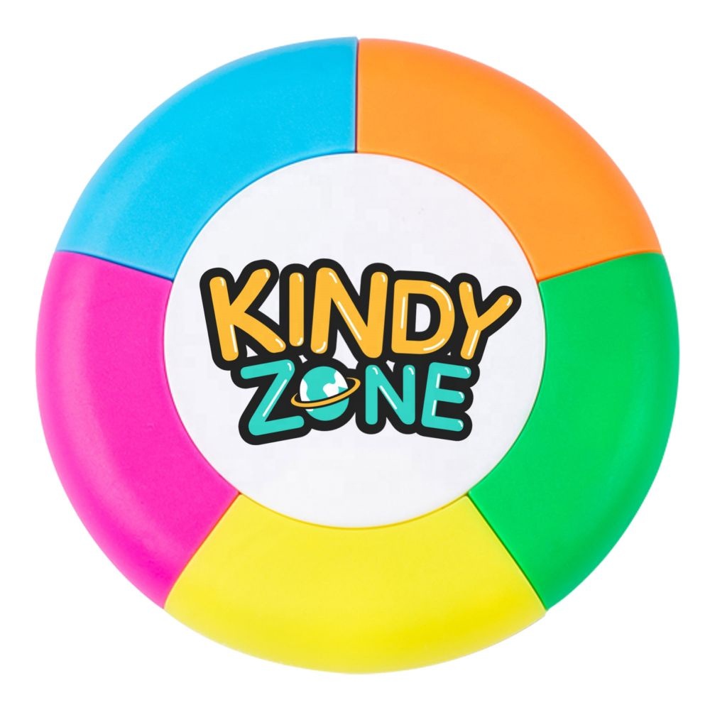 Wholesale new arrival promotional gifts non scented circular highlighter rounded shape five colour good for custom logo Wholesale new arrival promotional gifts non scented circular highlighter rounded shape five colour good for custom logo