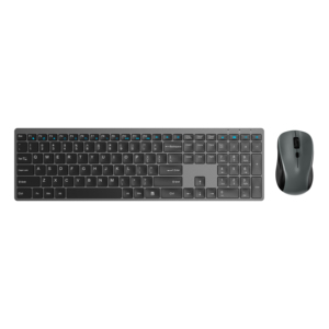 Combo de teclado y ratón inalámbricos de tamaño completo al por mayor para PC/ordenador portátil, teclas multimedia, batería seca, MacOS/Windows/Android