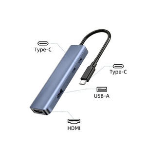 PD A c型分辨率高达60hz视频USB 15 in 1 100W usb 3.0采集卡集线器HDMI 1080 YUY2 C型PD 100W USB A 5Gbps - Product Image 2