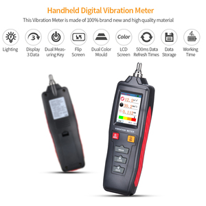 Medidor de frecuencia WT63B, Analizador de vibración y probador - Product Image 3
