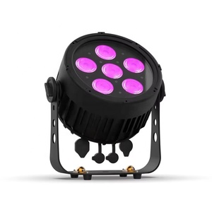 Luz LED de escenario a prueba de agua de 120W, Control W-DMX, personalizada, IP65, 6 en 1, par de bodas, luces de fiesta remotas IR alimentadas por batería - Product Image 1